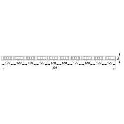 Rampa lumini led dirijare trafic si semnalizare rutiera - 10 Module LED a cate 3 LED-uri fiecare Rampa lumini led dirijare trafic si semnalizare rutiera - 10 Module LED a cate 3 LED-uri fiecare